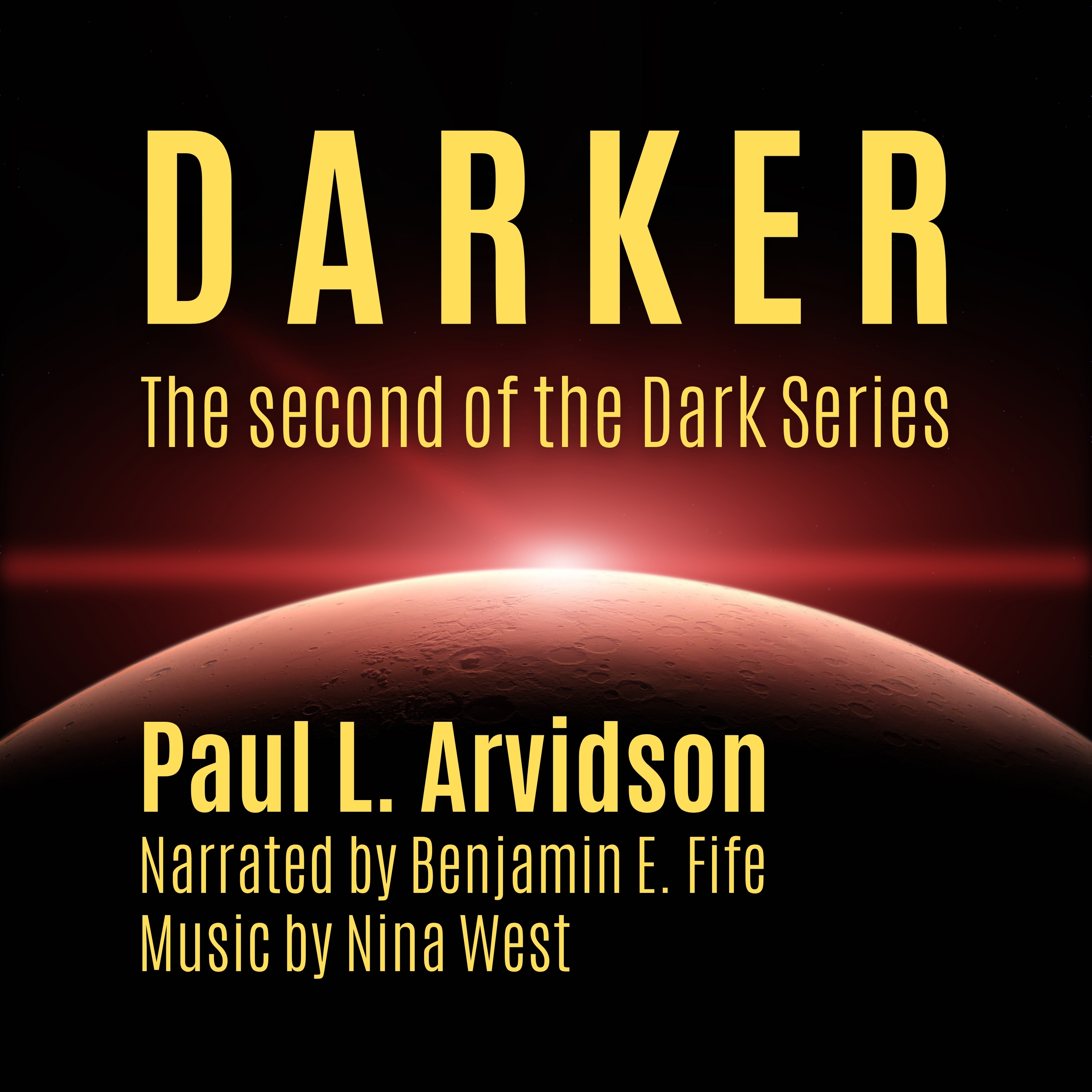 Audiobook cover, Darker, Paul L. Arvidson